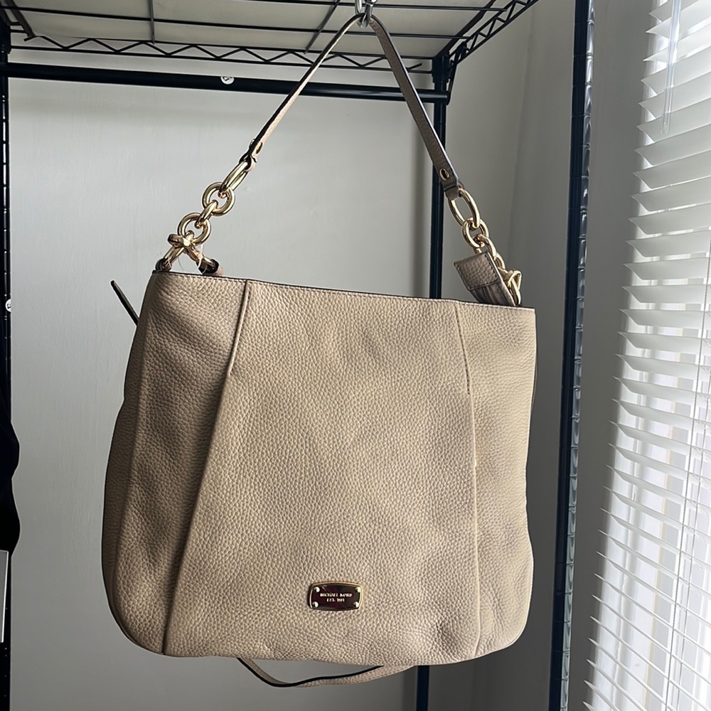 **sold elsewhere** NWT Michael Kors Convertible Strap Tan Leather Shoulder Bag